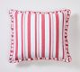 Cotton Woven Ruffle Pillow Cover