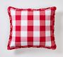 Cotton Woven Ruffle Pillow Cover