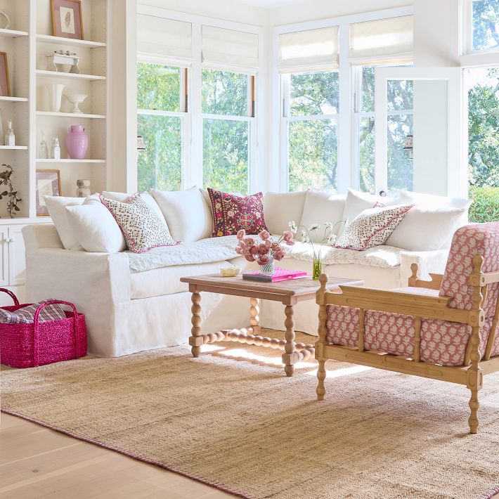 Hadley Slipcovered 2-Piece Sectional | Greenrow