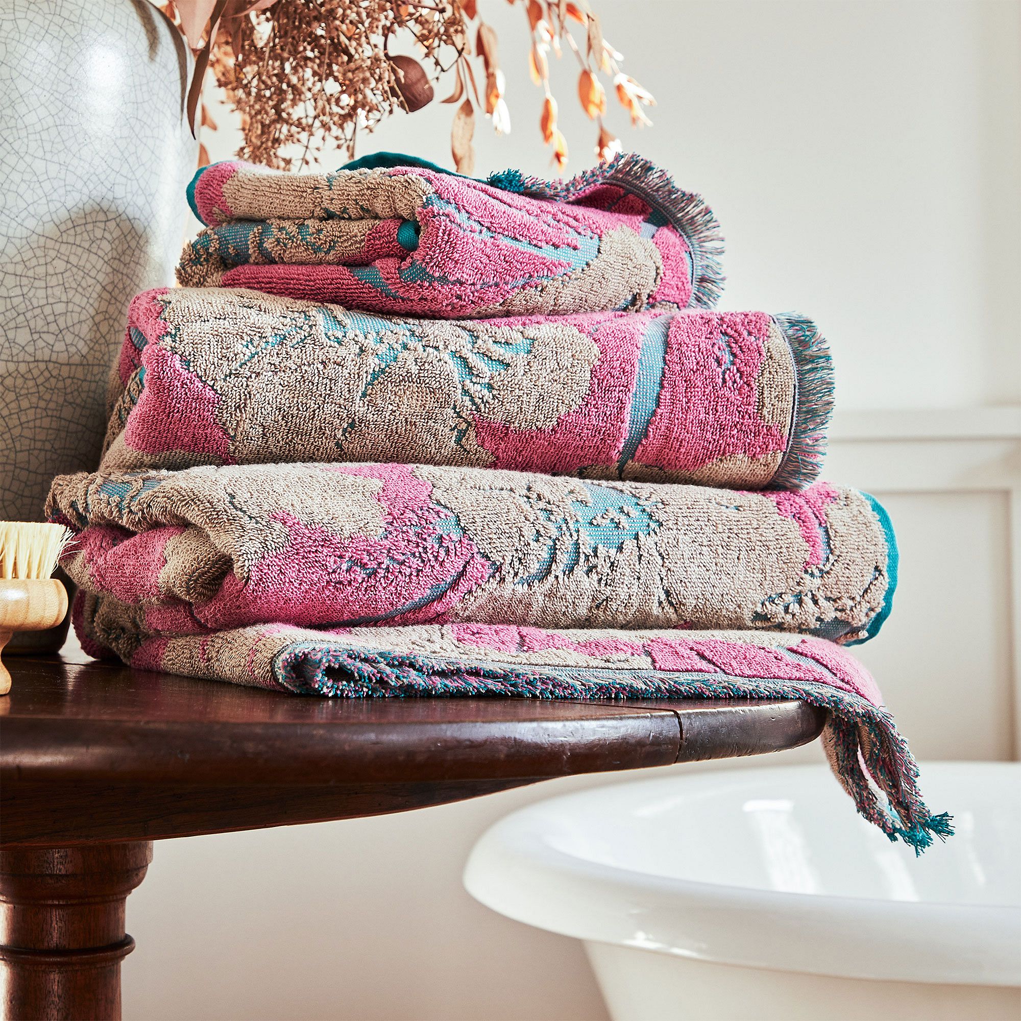 Cotton Floral Towel