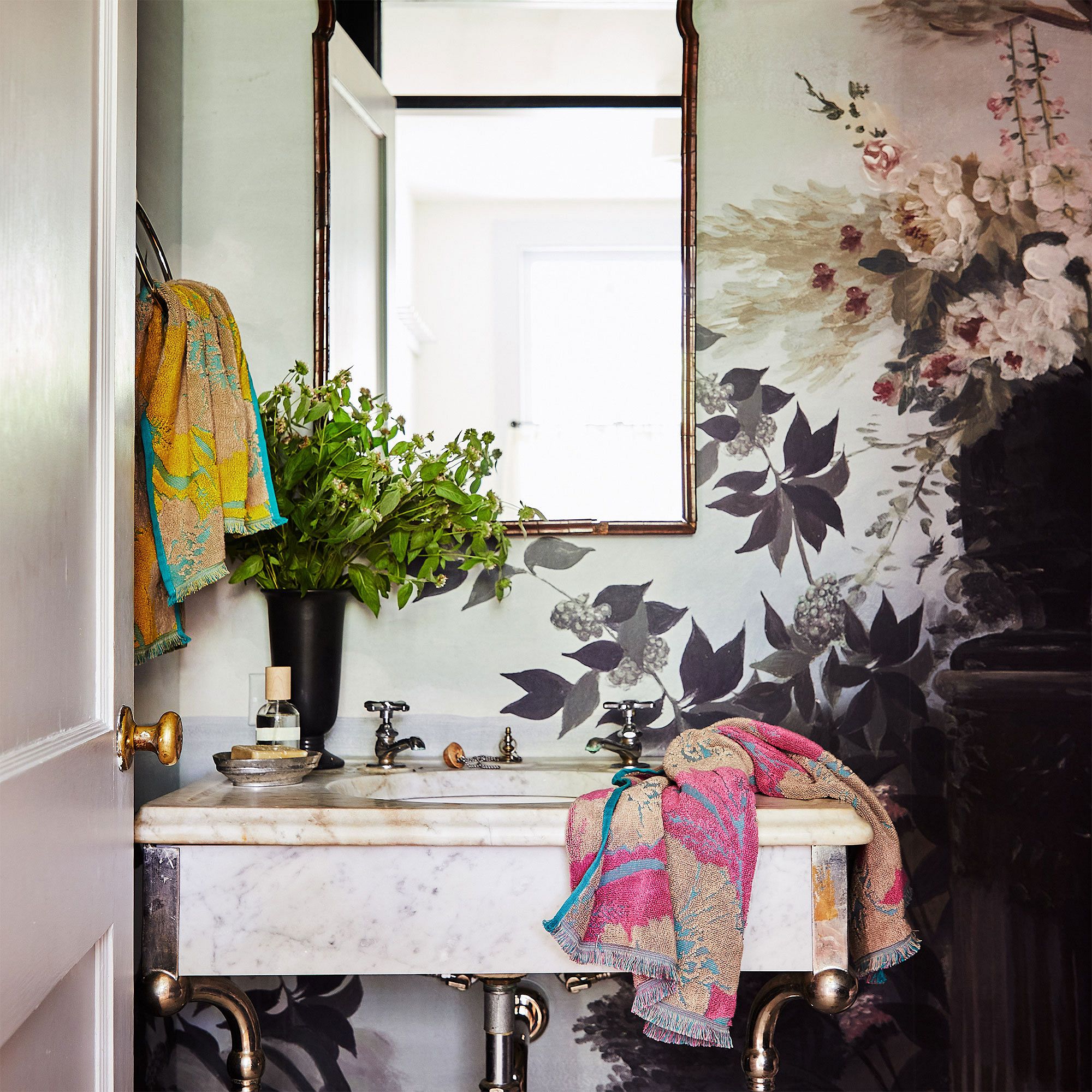 Cotton Floral Towel