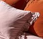 Velvet Tencel Ruffle Throw Pillows