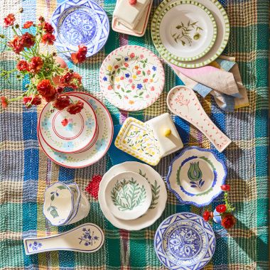 Playful Patterns Tablescape