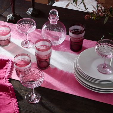Dip Dyed Pink Tablescape