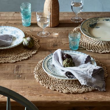 Rustic Textured Tablescape