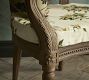 Carved Cane Distressed Chair
