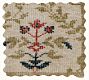 Daphne Hand-Knotted Floral Rug Swatch