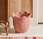 June Hand-Woven Seagrass Scallop Basket