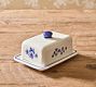 Lula Belle Hand-Painted Butter Dish