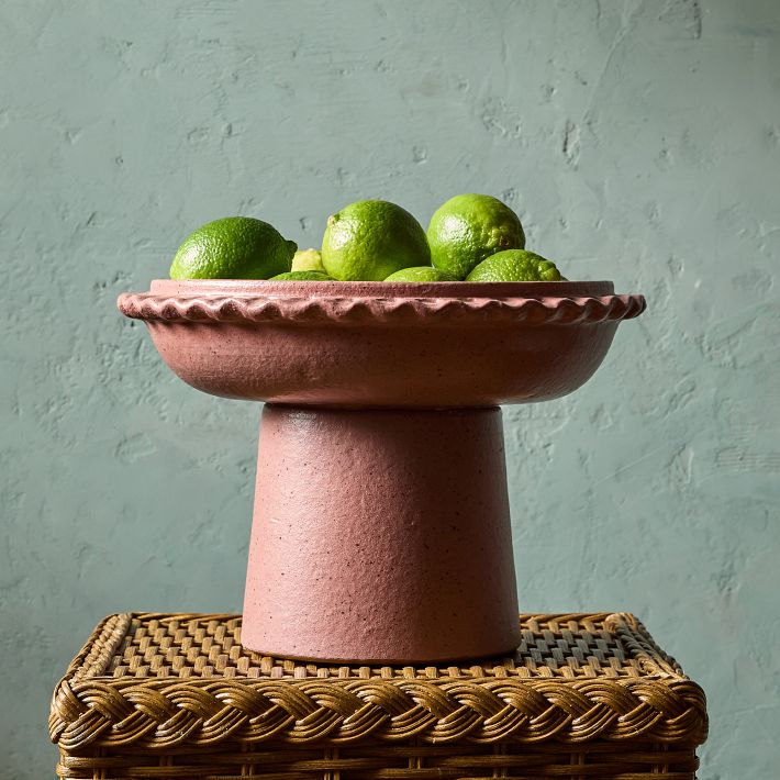 Piecrust Decorative Pedestal Bowl