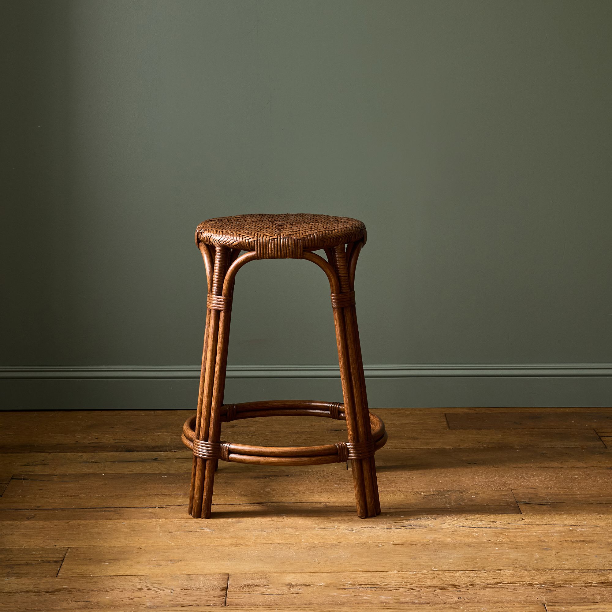 Sadie Rattan Bar + Counter Stools