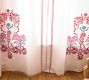 Jayda Embroidered Pole Pocket Curtain