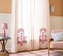 Jayda Embroidered Pole Pocket Curtain