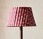 Ikat Stripe Jacquard Taper Lamp Shade
