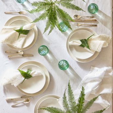 White Coastal Tablescape