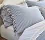 Lillian Velvet Ruffle Duvet Cover and Shams
