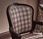 Verbena Pink Plaid Upholstered Dining Chair