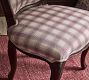 Verbena Pink Plaid Upholstered Dining Chair