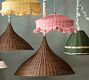 Sutton Woven Wicker Pendant