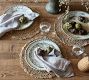 Abaca Woven Crochet Chargers, Set of 4