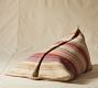 Triangle Flatweave Pouf