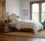Linen Ruffle Crochet Duvet Cover &amp; Shams