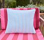Betsy Gingham Outdoor Pillow Cover