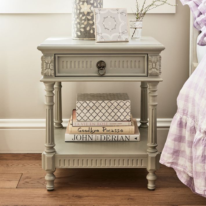 Darcy Carved Nightstand | Greenrow