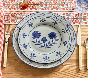 Farrah Floral Salad Plate Collection, Set of 4