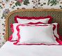 Maya Cotton Sateen Scallop Duvet Cover &amp; Shams