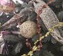 Cotton Mache Floral Ornaments