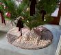 Cotton Mache Stripe Ornaments