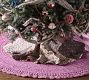 Cotton Mache Stripe Ornaments