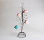 Cotton Mache Stripe Ornaments