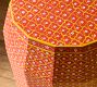 Mallorca Hand-Painted Wooden Side Table