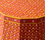 Mallorca Hand-Painted Wooden Side Table