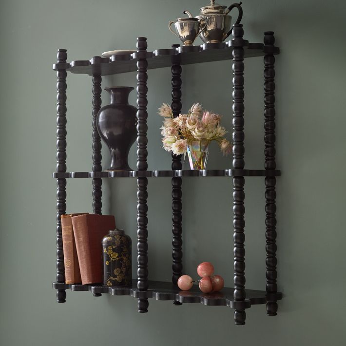 Norah Spindle Wall Shelf | Greenrow