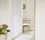 Crochet Inlay Shower Curtain