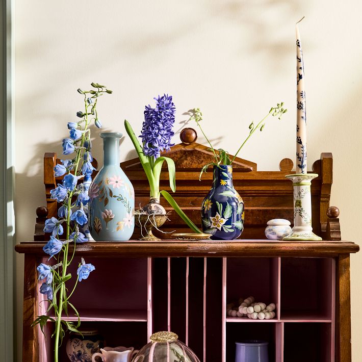 Lila Hand-Painted Vase Collection | Greenrow