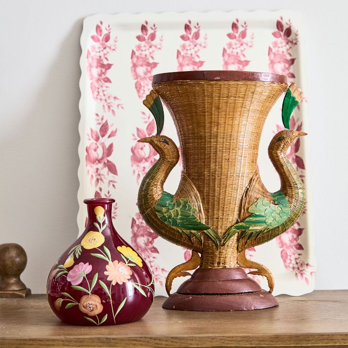 Lila Hand-Painted Vase