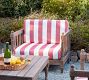 Livia Carved Outdoor Club Chair