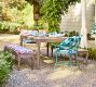 Livia Carved Outdoor Dining Bench