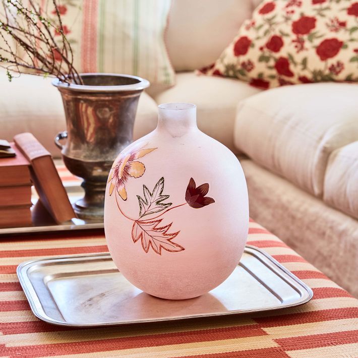 Lila Hand-Painted Vase Collection
