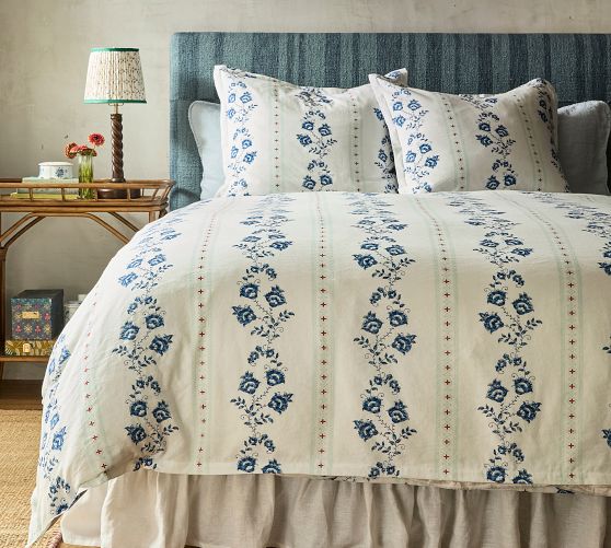 Gracie Cotton Linen Duvet Cover - Queen