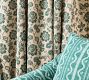 Daisy Bloom Printed Linen Curtain