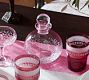 Hand-Cut Pink Decanter