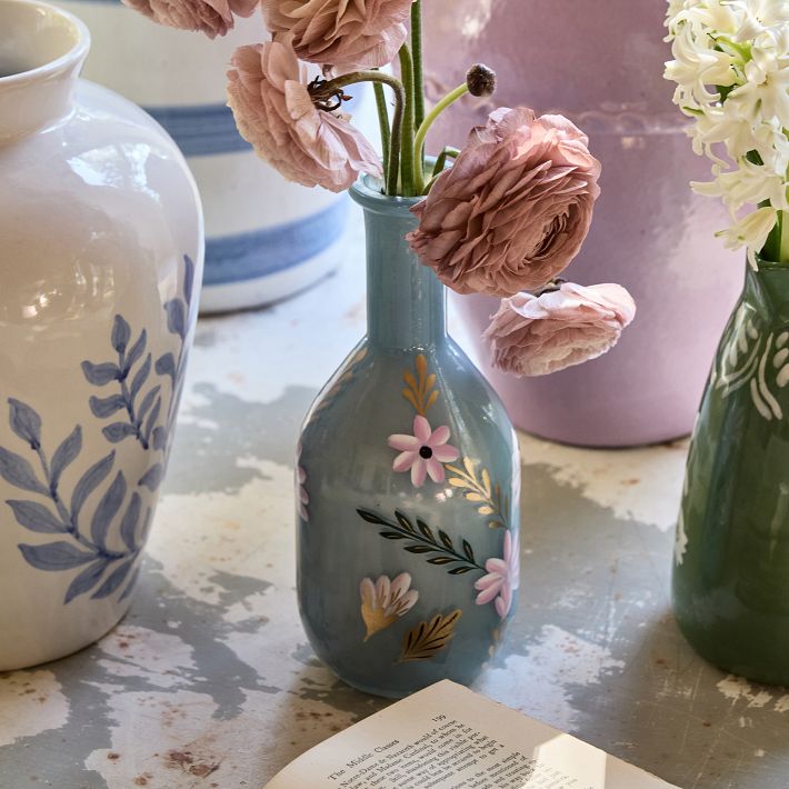 Lila Hand-Painted Vase