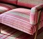 Emsley Striped Upholstered Loveseat