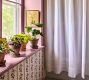 Crochet Inlay Shower Curtain