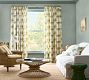 Narcissus Printed Pleated Curtains